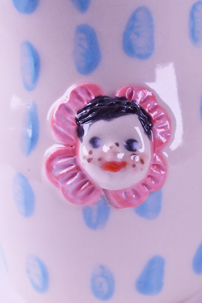 Baby Face Flower Mug #1