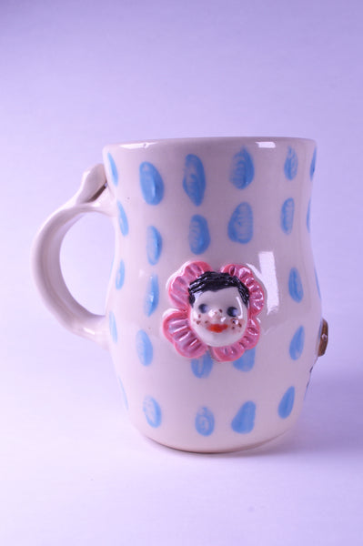 Baby Face Flower Mug #1