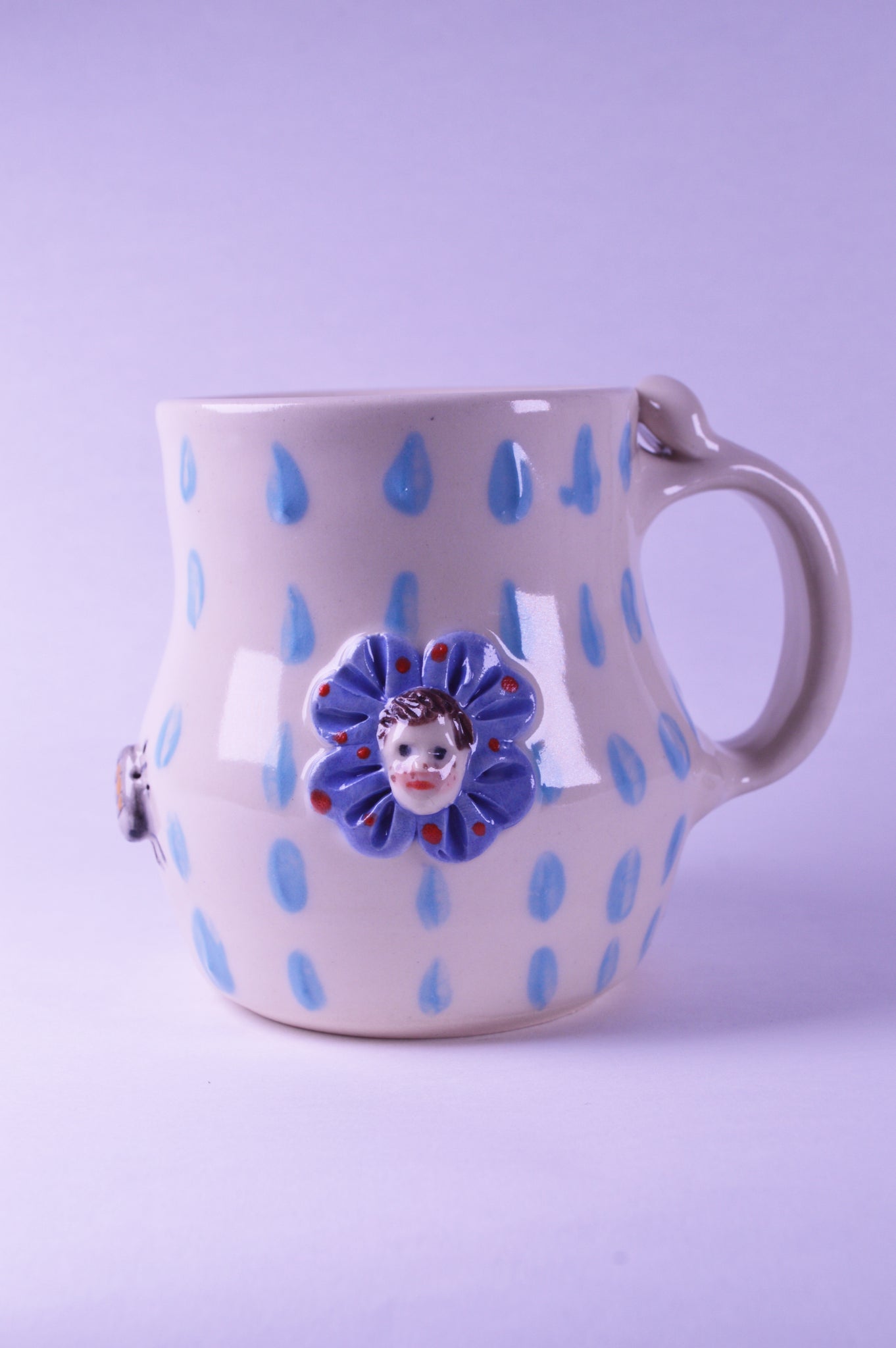 Baby Face Flower Mug #2