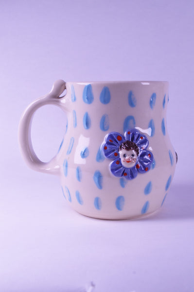 Baby Face Flower Mug #2