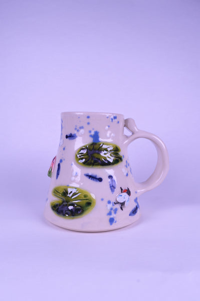 Lotus Pond Ship Mug