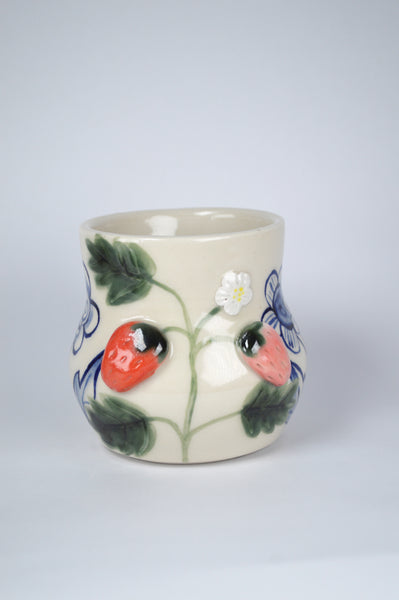 Strawberry Delft Mug #2 (small)