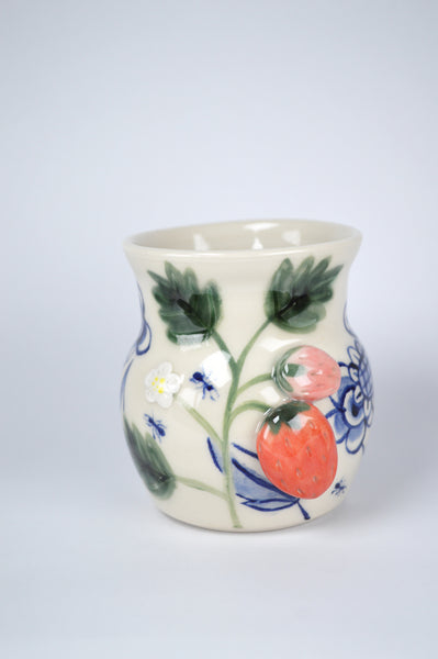 Strawberry Delft Mug #1 (small)