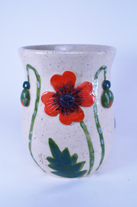 Red Poppy Vase (second)