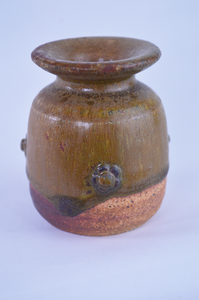 Small Wide Rim Bud Vase (soda)